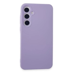 Samsung Galaxy A55 5G Kılıf Nano içi Kadife Silikon - Lila