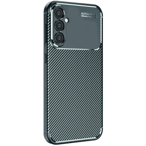 Samsung Galaxy A56 Kılıf Auto Focus Karbon Kapak - Koyu Yeşil