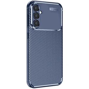 Samsung Galaxy A56 Kılıf Auto Focus Karbon Kapak - Lacivert