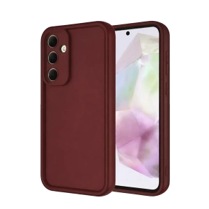 Samsung Galaxy A56 Kılıf Viera Silikon - Bordo