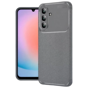 Samsung Galaxy A57 5G Auto Focus Karbon Kapak - Gri