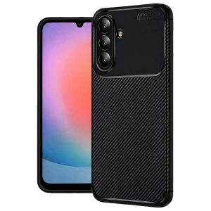 Samsung Galaxy A57 5G Auto Focus Karbon Kapak - Siyah