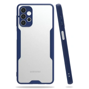 Samsung Galaxy A72 Kılıf Platin Silikon - Lacivert