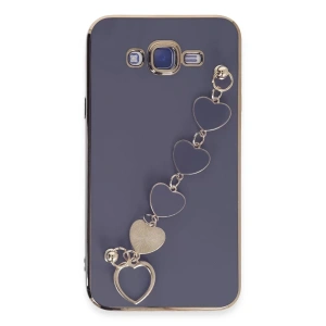 Samsung Galaxy J7 Kılıf Esila Silikon - Gri