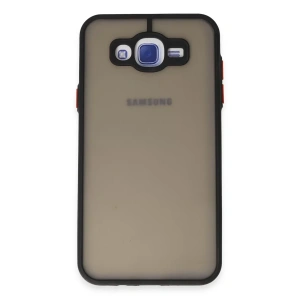Samsung Galaxy J7 Kılıf Montreal Silikon Kapak - Siyah