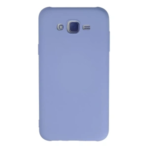 Samsung Galaxy J7 Kılıf Nano içi Kadife Silikon - Lila