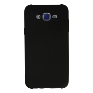 Samsung Galaxy J7 Kılıf Nano içi Kadife Silikon - Siyah