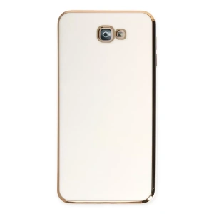 Samsung Galaxy J7 Prime Kılıf Volet Silikon - Beyaz
