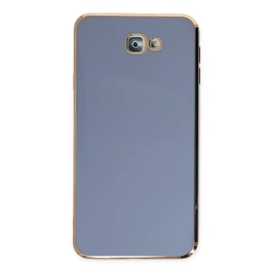 Samsung Galaxy J7 Prime Kılıf Volet Silikon - Mavi