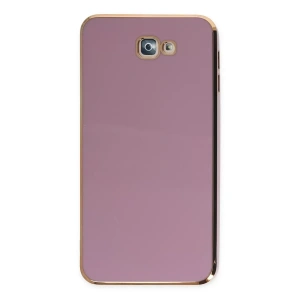 Samsung Galaxy J7 Prime Kılıf Volet Silikon - Mor