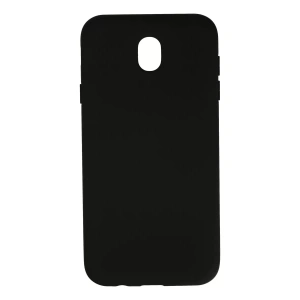 Samsung Galaxy J7 Pro / J730 Kılıf Nano içi Kadife Silikon - Siyah