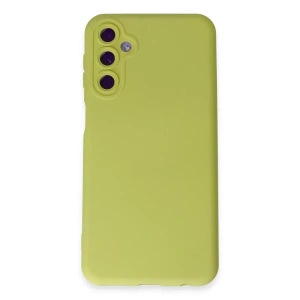 Samsung Galaxy M14 5G Kılıf Nano içi Kadife Silikon - Sarı