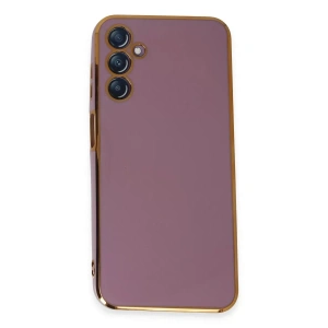 Samsung Galaxy M14 5G Kılıf Volet Silikon - Mor