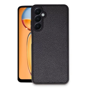 Samsung Galaxy M15 Kılıf Aras Deri Kapak - Siyah