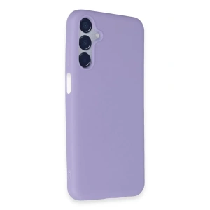 Samsung Galaxy M15 Kılıf First Silikon - Lila