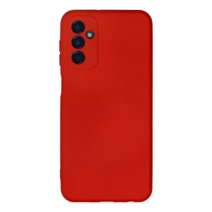 Samsung Galaxy M23 Kılıf Nano içi Kadife Silikon - Kırmızı