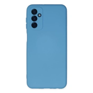 Samsung Galaxy M23 Kılıf Nano içi Kadife Silikon - Mavi