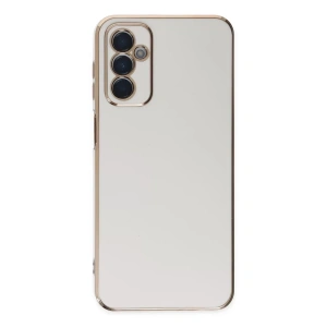 Samsung Galaxy M23 Kılıf Volet Silikon - Beyaz