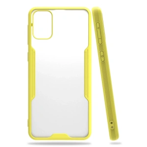 Samsung Galaxy M31 Kılıf Platin Silikon - Sarı