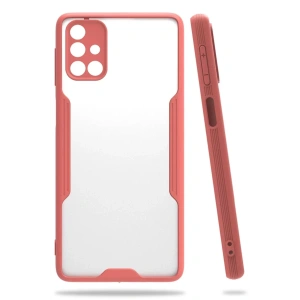 Samsung Galaxy M31S Kılıf Platin Silikon - Pembe