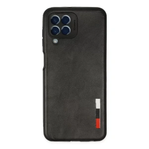 Samsung Galaxy M33 Kılıf Loop Deri Silikon - Siyah
