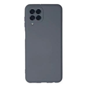 Samsung Galaxy M33 Kılıf Nano içi Kadife Silikon - Gri