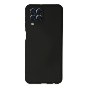 Samsung Galaxy M33 Kılıf Nano içi Kadife Silikon - Siyah