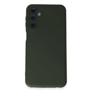 Samsung Galaxy M34 5G Kılıf Nano içi Kadife Silikon - Koyu Yeşil