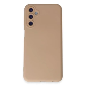 Samsung Galaxy M34 5G Kılıf Nano içi Kadife Silikon - Pudra