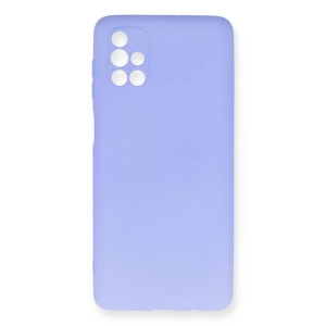 Samsung Galaxy M51 Kılıf First Silikon - Lila