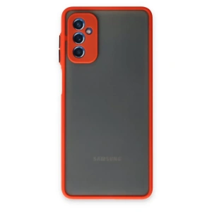 Samsung Galaxy M52 5G Kılıf Montreal Silikon Kapak - Kırmızı