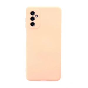 Samsung Galaxy M52 5G Kılıf Nano içi Kadife Silikon - Pudra