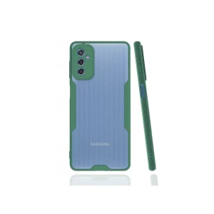 Samsung Galaxy M52 5G Kılıf Platin Silikon - Yeşil