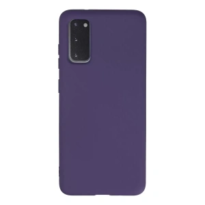 Samsung Galaxy S20 Kılıf Nano içi Kadife Silikon - Mor