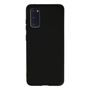 Samsung Galaxy S20 Kılıf Nano içi Kadife Silikon - Siyah