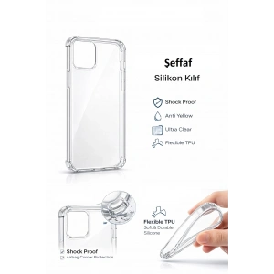 Samsung Galaxy S20 ULTRA Uyumlu Şeffaf Silikon Telefon Kılıfı Esnek Darbe Koruyucu