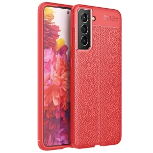 Samsung Galaxy S21 FE Kılıf Auto Focus Kapak - Kırmızı