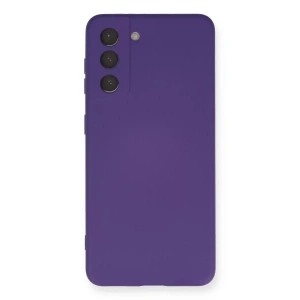 Samsung Galaxy S21 Kılıf Nano içi Kadife Silikon - Mor