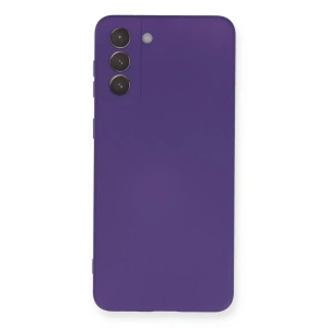 Samsung Galaxy S21 Plus Kılıf Nano içi Kadife Silikon - Mor