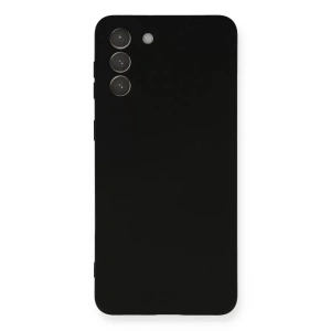 Samsung Galaxy S21 Plus Kılıf Nano içi Kadife Silikon - Siyah