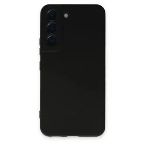 Samsung Galaxy S22 Kılıf Nano içi Kadife Silikon - Siyah