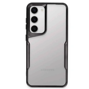 Samsung Galaxy S23 Kılıf Boyi Silikon Kapak - Siyah
