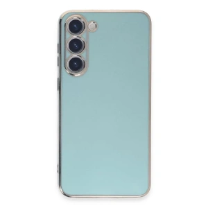 Samsung Galaxy S23 Kılıf Volet Silikon - Açık Yeşil