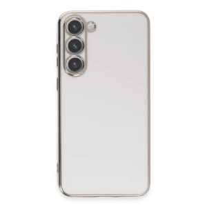 Samsung Galaxy S23 Kılıf Volet Silikon - Beyaz