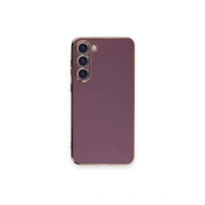 Samsung Galaxy S23 Plus Kılıf Volet Silikon - Mor