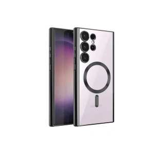 Samsung Galaxy S23 Ultra Kılıf Kross Magneticsafe Kapak - Siyah