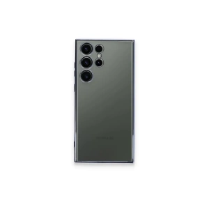 Samsung Galaxy S23 Ultra Kılıf Lensli Silikon - Açık Mavi