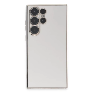 Samsung Galaxy S23 Ultra Kılıf Volet Silikon - Beyaz