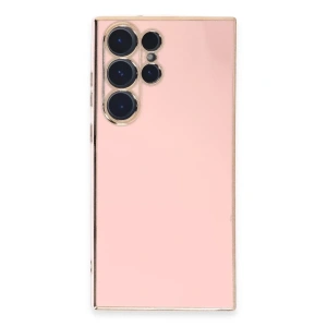 Samsung Galaxy S23 Ultra Kılıf Volet Silikon - Pembe