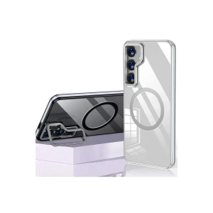 Samsung Galaxy S24 Crystal Magsafe Kapak - Şeffaf